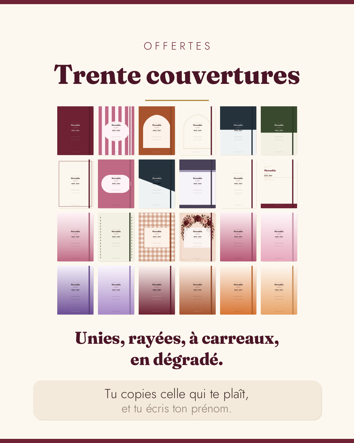 Mawadda · Le planner numérique daté 2026-2027 – Image 5