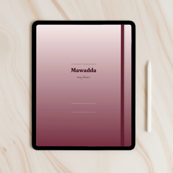 Mawadda · Le planner numérique non daté
